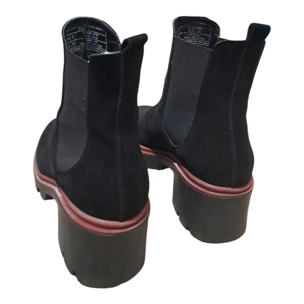 Antonio de Faria Black Suede Chelsea Boots – EU 39 / US 8 – Portugal Made - Picture 12 of 16